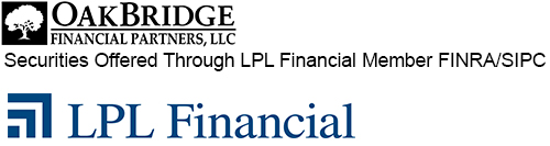 Oakbridge Financial Partners, LLC. Securities offered through LPL Financial Member FINRA/SIPC. LPL Financial.